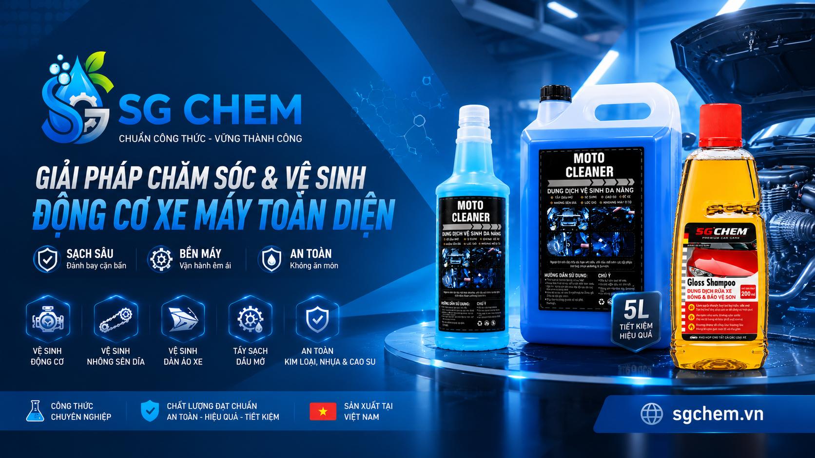 Nhà xưởng sản xuất đại trà SG CHEM